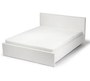 Moderní čalouněná postel včetně roštu, bez matrace 160x200 cm