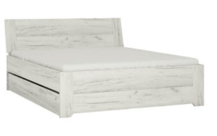 Praktická univerzální postel bílý dub