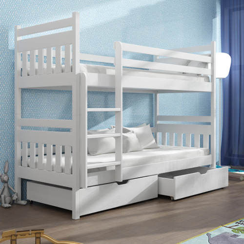 Romantická patrová postel do holčičího pokoje