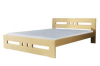 Minimalistická borovicová postel 90x200 cm