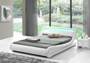 Futuristická postel FILIDA s LED osvětlením