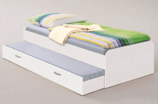 Jednolůžková postel s přídavným výsuvným lůžkem