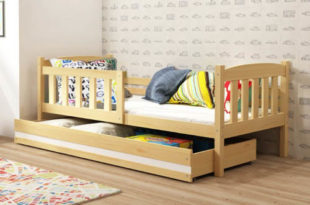 Dětská borovicová postel Kubus 80x160 cm