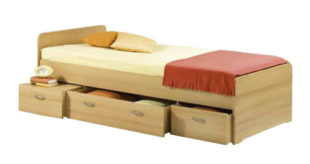 Praktická a univerzální postel do dětského nebo studentského pokoje