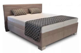 Čalouněná postel Windsor 180x200 s výklopným polohovacím roštem