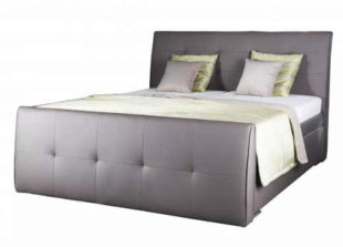 Luxusní boxspring postel 180x200 čalouněná eko kůží Loft