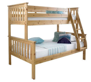 Multifunkční patrová postel pro tři děti