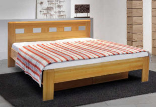Dřevěná buková postel SOFRON 2 180x200 cm včetně roštu