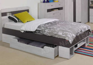 Moderní postel 90 x 200cm s velkou zásuvkou