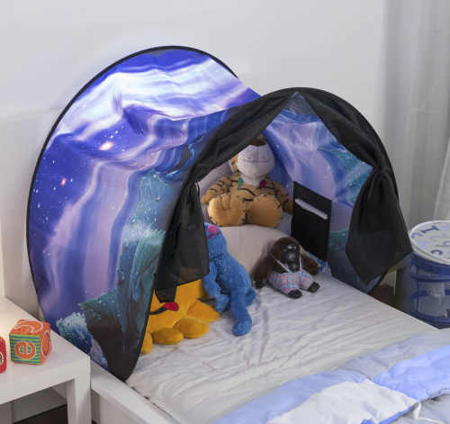 Dětský stan pro uchycení k posteli