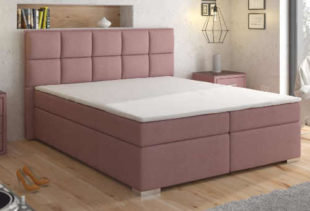Luxusní čalouněná postel bez úložného prostoru