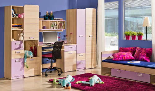 Klučičí dětský pokoj s rozkládací posteli