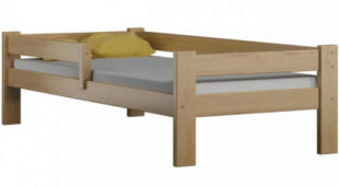 Levná dřevěná dětská postel 80 x 180 cm