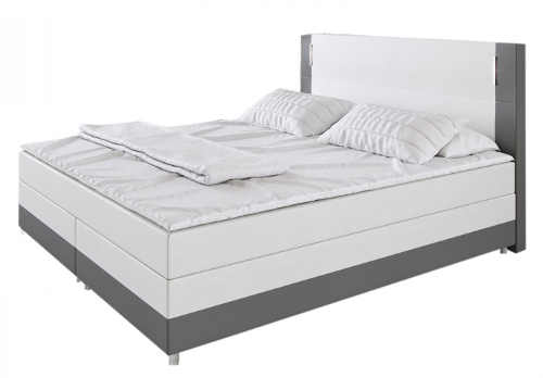 Moderní kompletní manželská postel včetně matrace