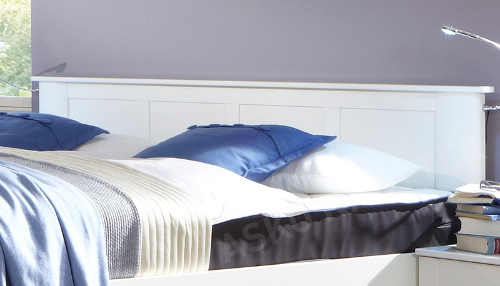 Manželská Provence postel s bílým čelem
