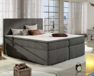 Manželská postel typu boxspring v luxusním designu