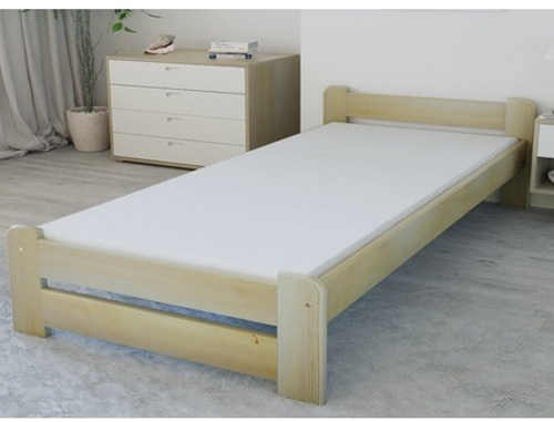 Vyvýšený typ postele 80x200 cm z masivní borovice