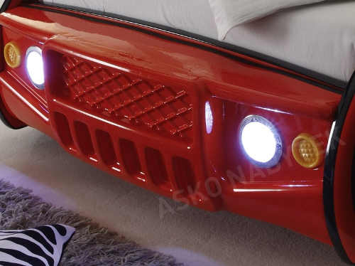 Funkční LED světla auto postele