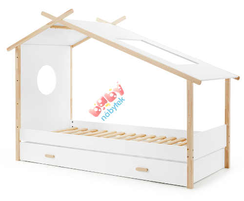 Moderní dětská postel domeček se střechou