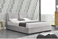 Moderní dvoulůžková postel s úložným prostorem v kvalitním provedení