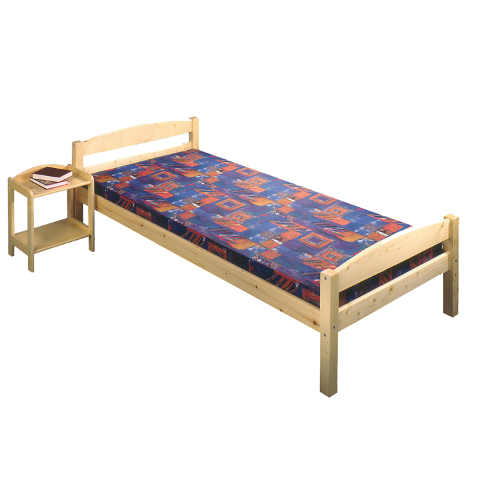 Jednolůžková postel 90x200 cm ze smrkového dřeva