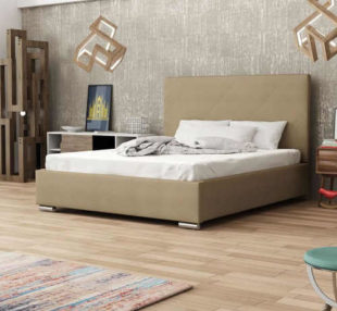 Moderní čalouněná postel v různém dekoru i rozměru ložné plochy
