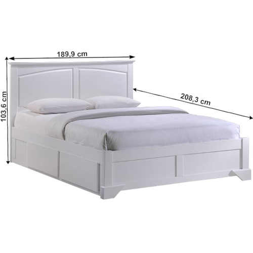 moderní a nadčasová manželská postel 180x200 cm