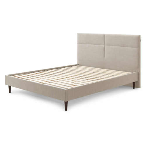 béžová čalouněná postel Bonami