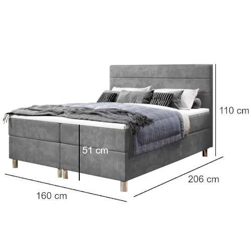 moderní kontinentální postel Baumax
