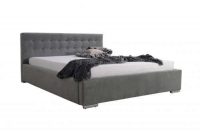 Čalouněná postel 140x200 cm v různých barvách s úložným místem