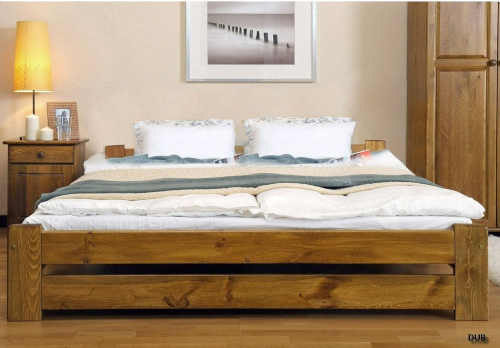 dvoulůžková postel 180x200 s roštem