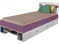 Jednolůžková postel v kvalitním provedení s úložným místem