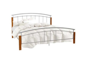 Vkusná kovová manželská postel v různých rozměrech