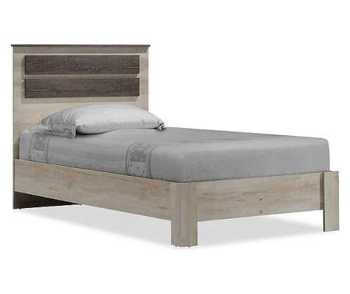Dřevěná postel o rozměru 100x200 cm v působivém designu