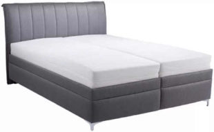 Dvoulůžková čalouněná postel 160x200 cm s roštem a matrací