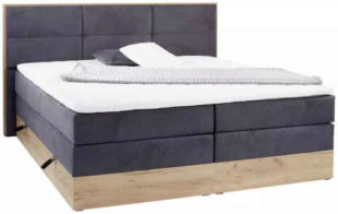 Luxusní manželská postel boxspring 180x200 cm s topperem