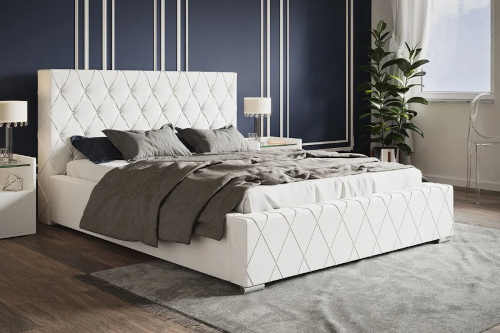 elegantní čalouněná manželská postel 180x200