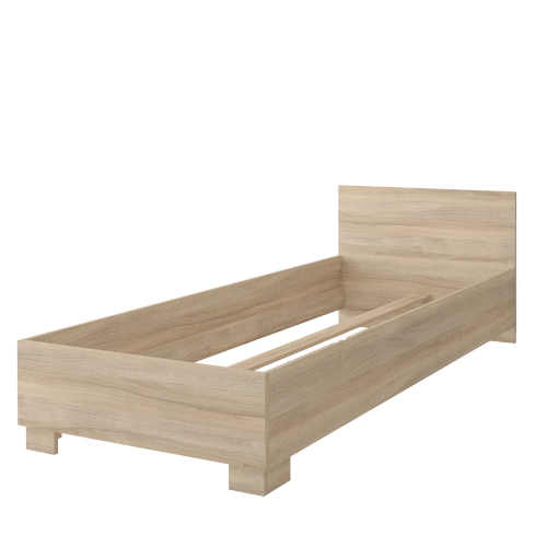 dřevěná jednolůžková postel Omega