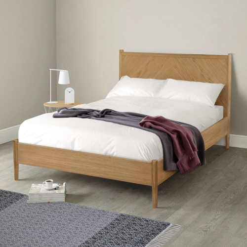 moderní dřevěná manželská postel 180x200