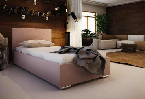 jednolůžková postel v luxusním designu