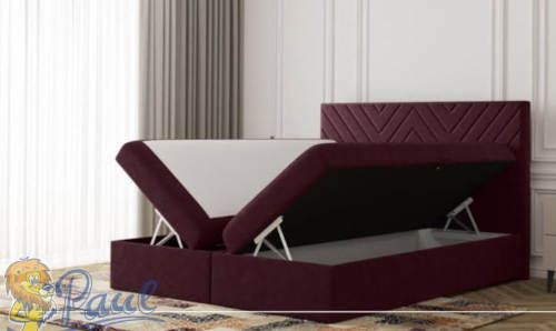 Dvoulůžková postel pro seniory s úložným prostorem