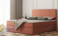 Pohodlná boxspring postel Ariel decentní retro vzhled