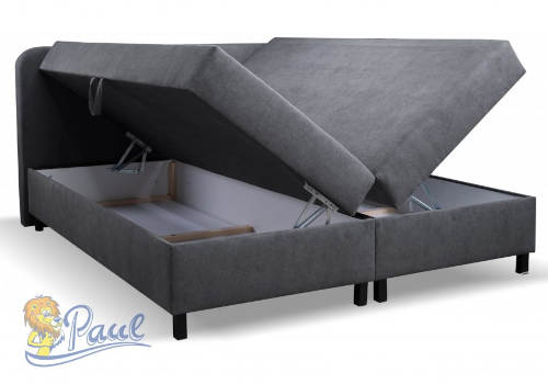 Polstrovaná manželská postel 180x200 cm s úložným prostorem